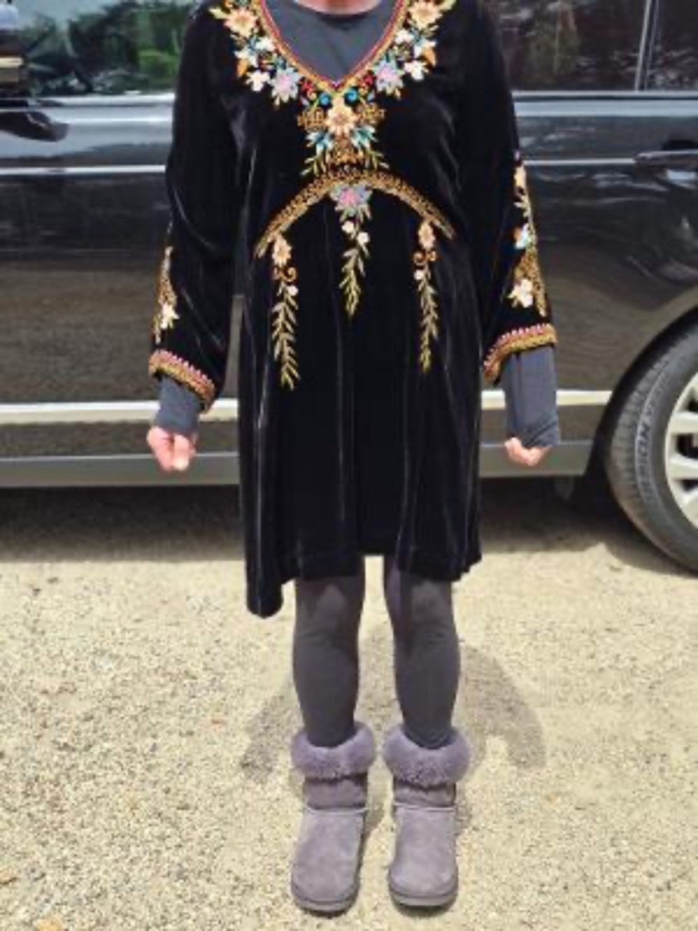 Johnny was velvet dress tunic never worn